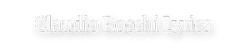 Claudio Rocchi Lyrics